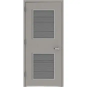 Full louver utility room steel door with vent