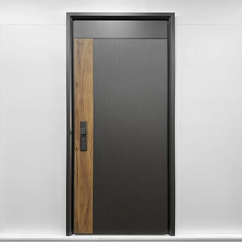 modern high-end steel secure apartment door
