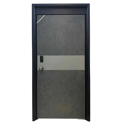 House steel high tech security front door with smart lock