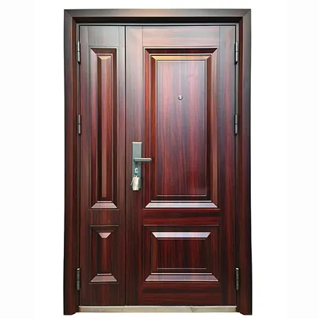 House one and a half leaf heavy duty metal security doors